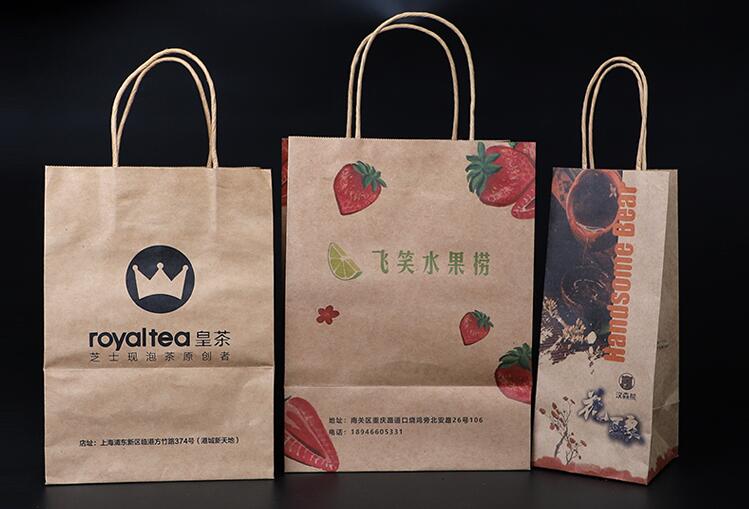 牛皮纸手提袋包装制作 牛皮纸手提袋包装制作